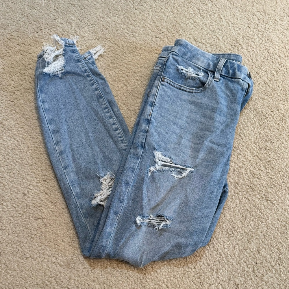 AE, regular, curvy high rise jeggings